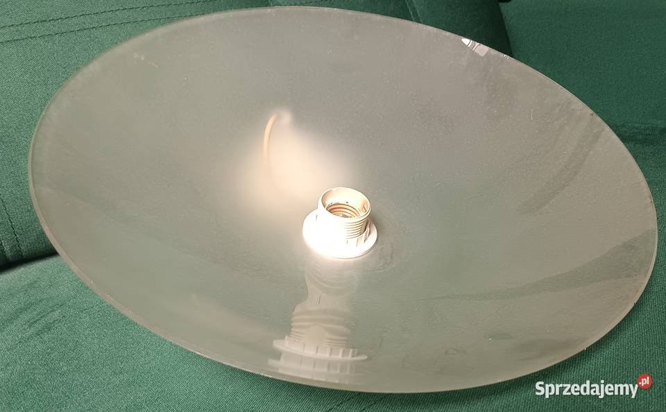 Retro wisząca lampa ze szklanym matowym kloszem małopolskie