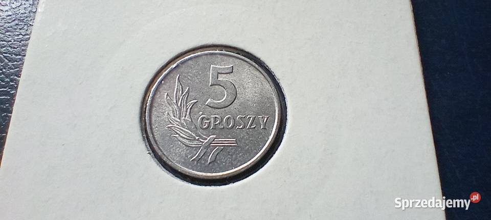 Stare monety 5 groszy 1971 Polska PRL mennicza Lesko sprzedam