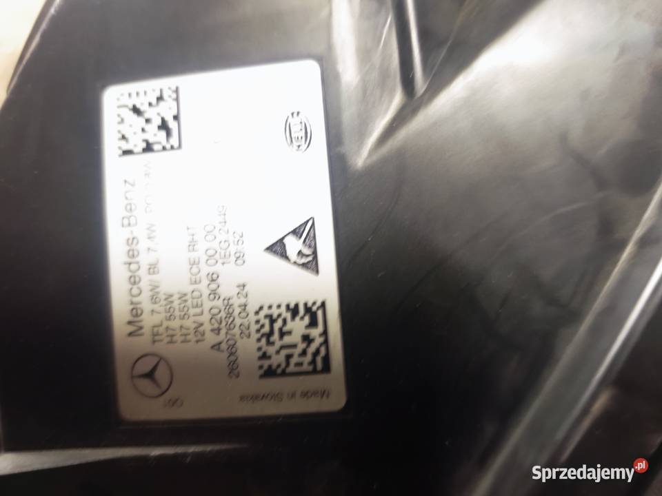 MERCEDES CITAN W420 LAMPA LEWA PRZOD PRZEDNIA Lampy przednie Międzychód