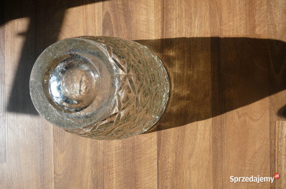 Duży wazon szkło huta Hortensja PRL dolnośląskie Wrocław