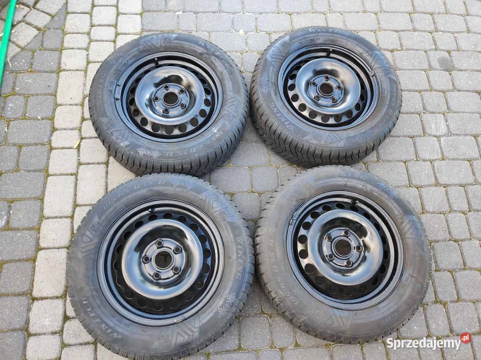 Koła felgi opony zimowe 195 65 r 15 VW 5x112 Śmiardowo Krajeńskie