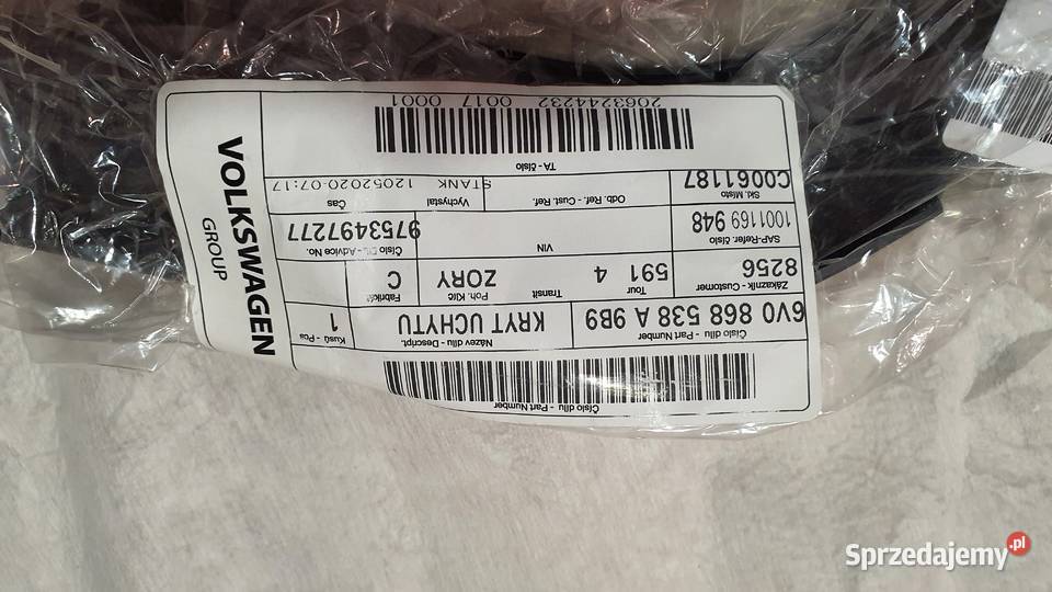 Uchwyt pochwyt obudowa uchwytu drzwi Fabia 3 tapicerki samochodowe