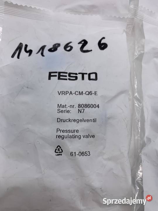 Festo VRPAQ6E 8086004 Regulator ciśnienia Warszawa