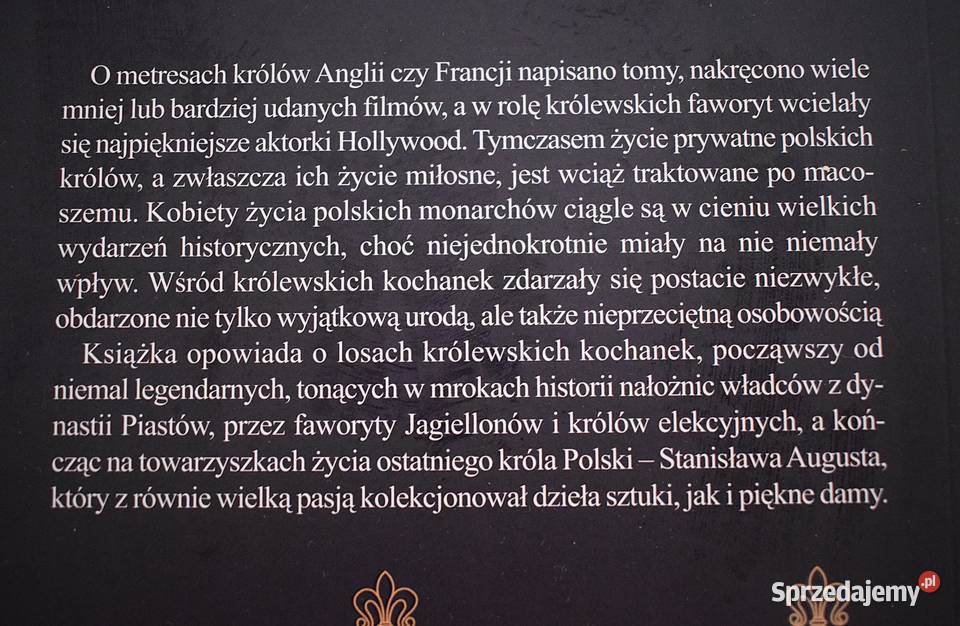 Poczet kochanek i metres władców Polski Iwona kujawsko-pomorskie Chełmno sprzedam