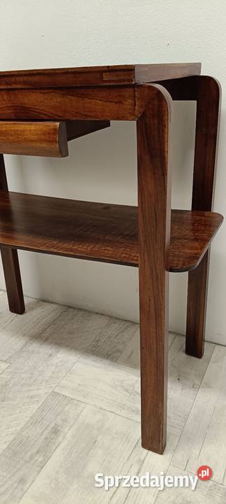 konsola art deco przyścienna orzech stolik Radomsko