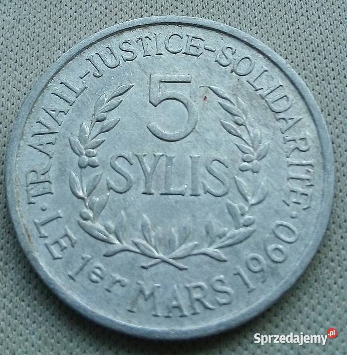 GWINEA5 SYLIS1971 rRZADKA Numizmatyka Legionowo