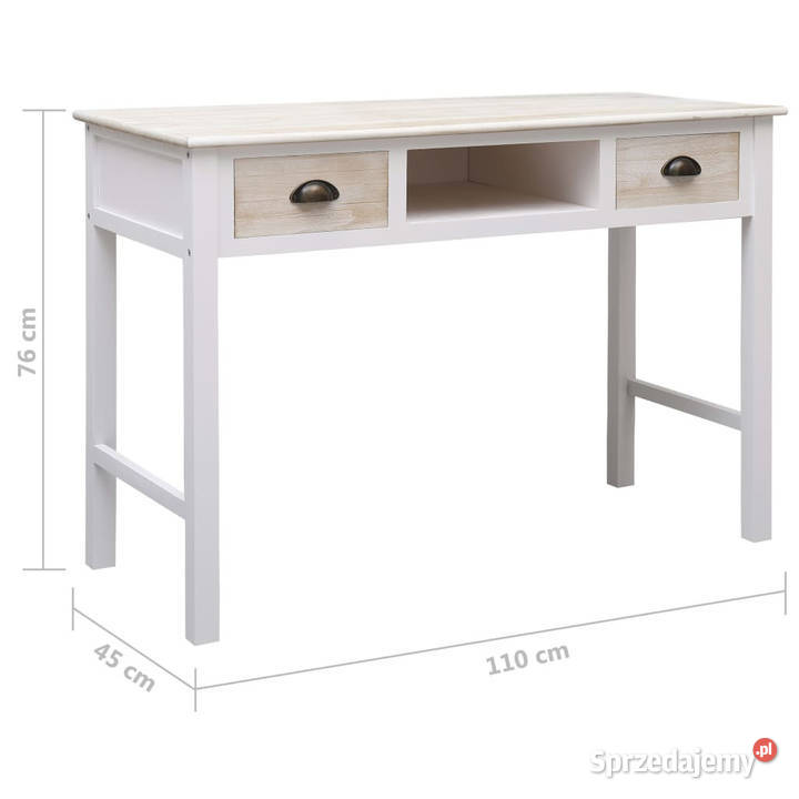 Stolik konsola 110 x 45 x 76 drewniany WM284160 Stoły Warszawa