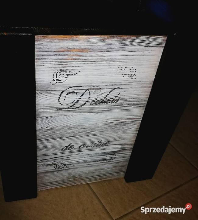 Kosz na śmieci skrzynka na drewno na drobiazgi świętokrzyskie Radków sprzedam