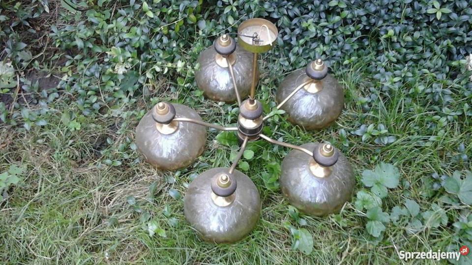 Żyrandol pięcioramienny sprzedam Wieliczka sprzedam
