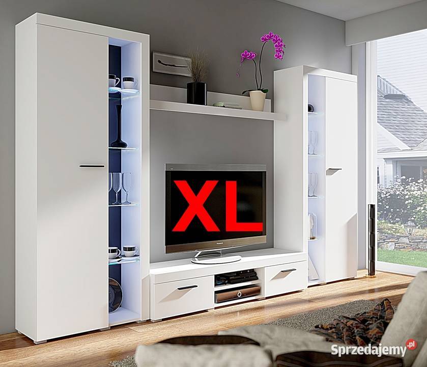 Rumba XL i szafa trzydrzwiowa z lustrem biała Rybnik sprzedam