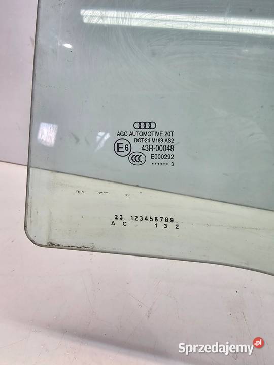 SZYBA DRZWI LEWY TYŁ AUDI Q3 8U 2013R Przystajń sprzedam