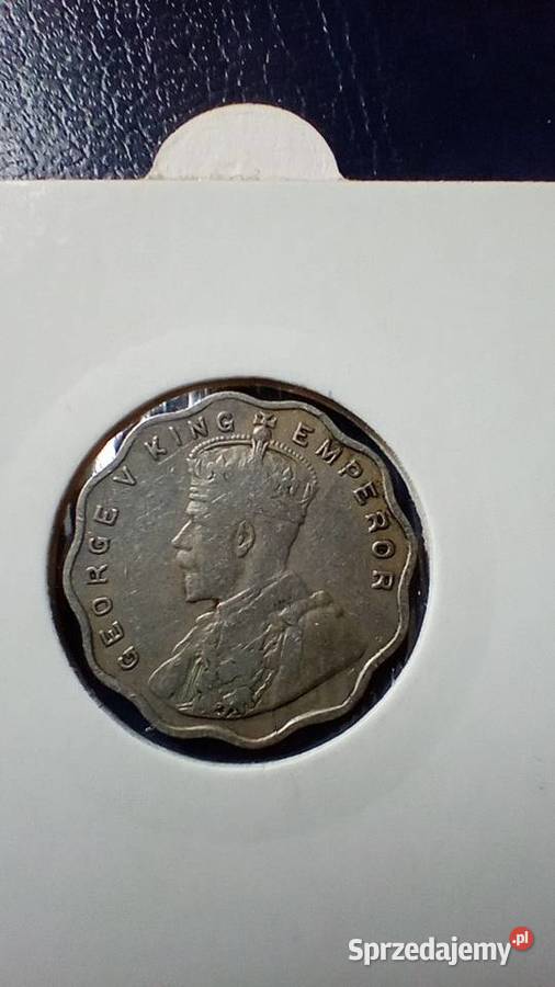 Stare monety 1 anna 1912 Indie Brytyjskie Lesko
