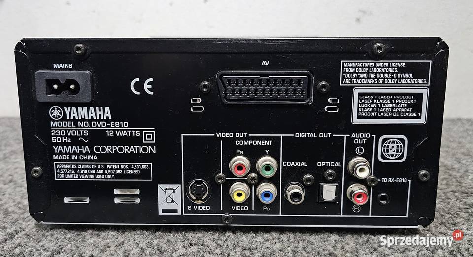 odtwarzacz płyt Yamaha DVDE810 Pianocraft Kraków