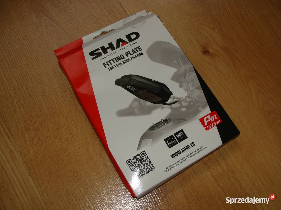 Uchwyt mocowanie na bak tankbag SHAD PIN SYSTEM Wieluń