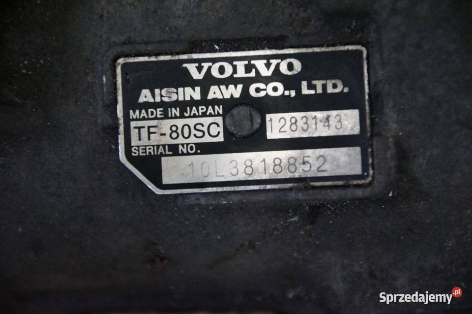 SKRZYNIA BIEGÓW VOLVO S80 TF80SC 205 Lipno