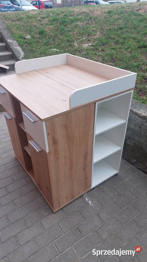 Komoda z przewijakiem i regałami sprzedam