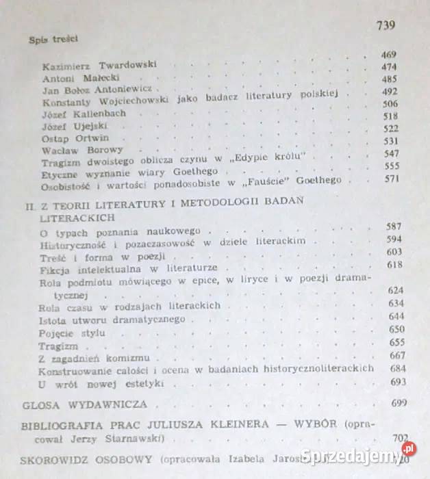 W kręgu historii i teorii literatury Juliusz Chełm