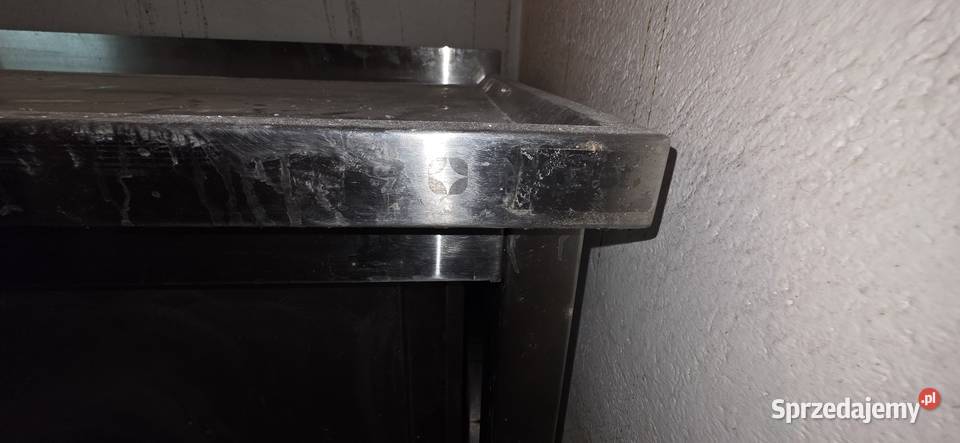 Dwukomorowy zlewozmywak stół 200 długi Stalgast Kraków