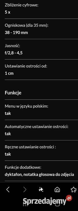 Aparat cyfrowy Samsung S1050 Kraków