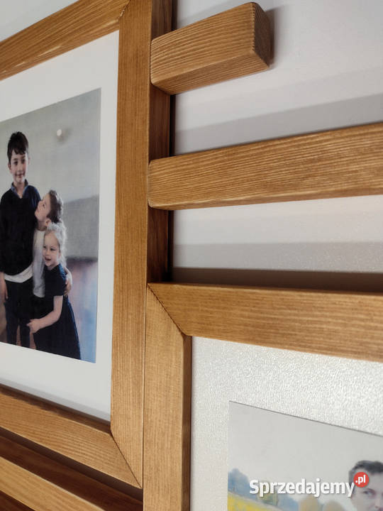 Drewniana Multirama Ramka na 10 zdjęć 15X21 Kraków sprzedam