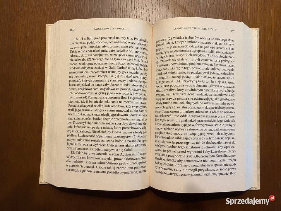 Kasjusz Dion Kokcejanus Historia rzymska twarda sprzedam