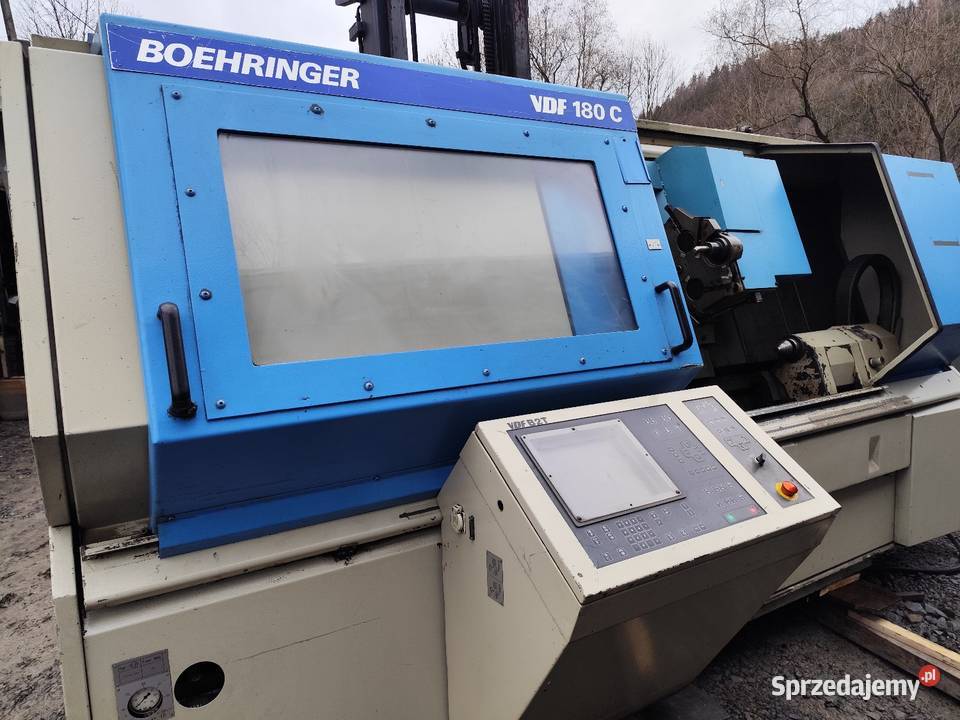 Tokarka do metalu CNC Boehringer Siemens 8 ton Maków Podhalański