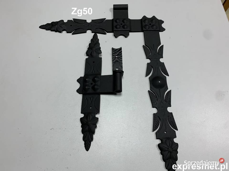 Zawias kątowy okiennicowy ozdobny kuty 50 sprzedam