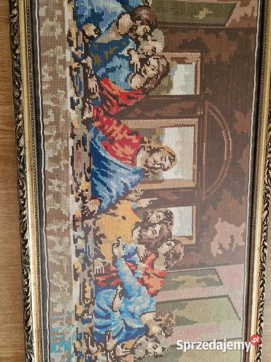 OBRAZY RĘCZNIE HAFTOWANE OSTATNIA WIECZERZA Nowy Sącz