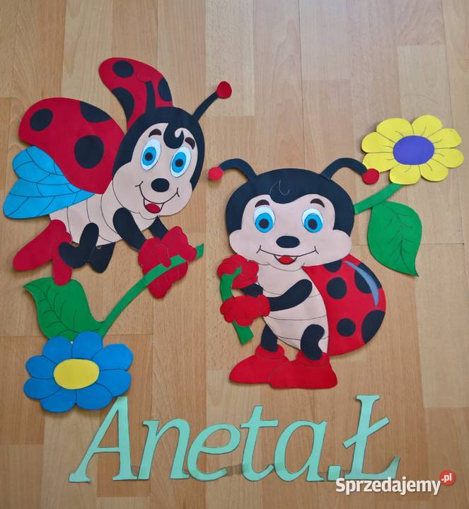 Dekoracje wiosenne dwustronne okienne z brystolu Pozostałe Garwolin