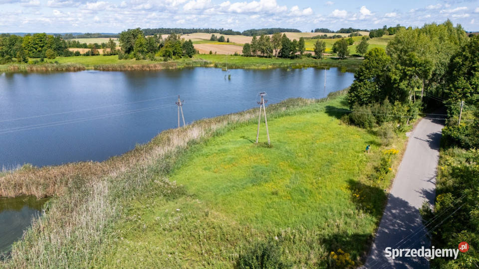 Działka z Linią Brzegową Mazury powiat giżycki Sprzedaż warmińsko-mazurskie Jeziorko