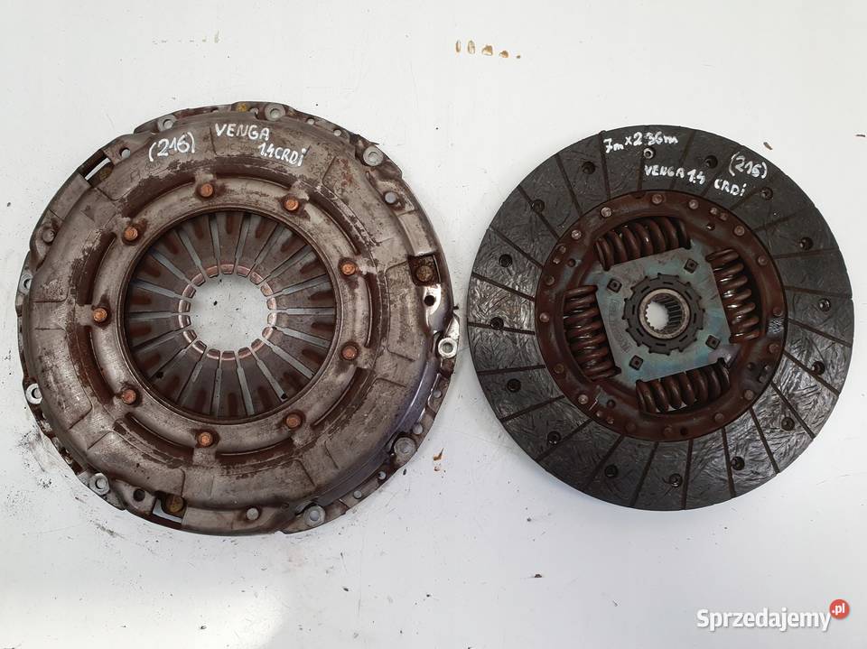 Kia Venga 14 CRDI TARCZA DOCISK sprzęgło lubelskie Chełm