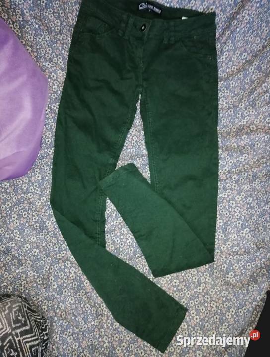 CA spodnie materiałowe zwężane rurki skinny miły