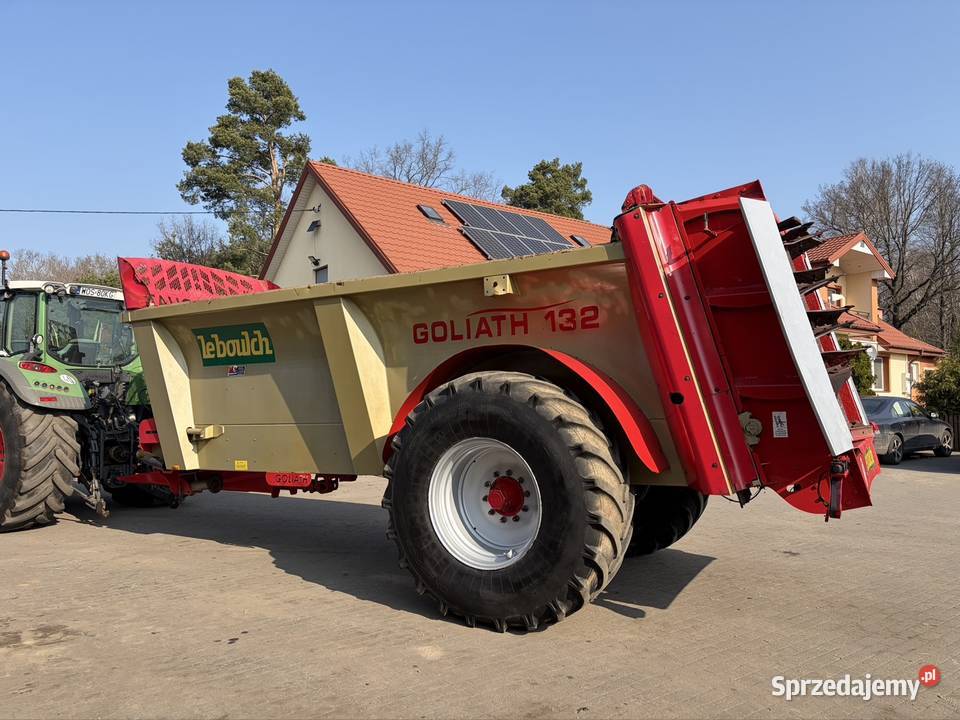 Rozrzutnik obornika Le Boulch Goliath 132 własna mazowieckie Myszyniec