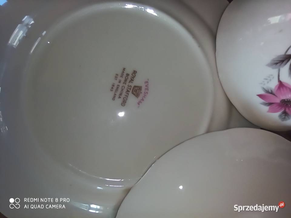 Filiżanka z talerzykiem deserowym Evesham Royal pomorskie sprzedam