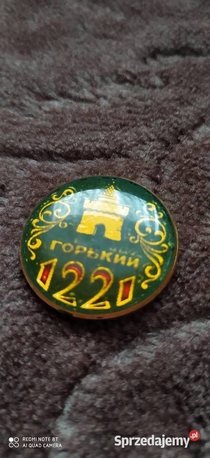 gorky 1221 wpinka znaczek wpinany pins Antyki Poznań
