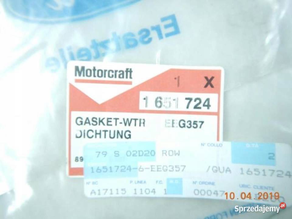 USZCZELKA POMPY WODY FORD FIESTA 8996 18 D lubelskie