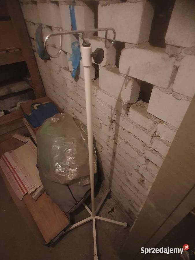 Stojak kroplówkowy medyczny regulacja kółka Nidzica