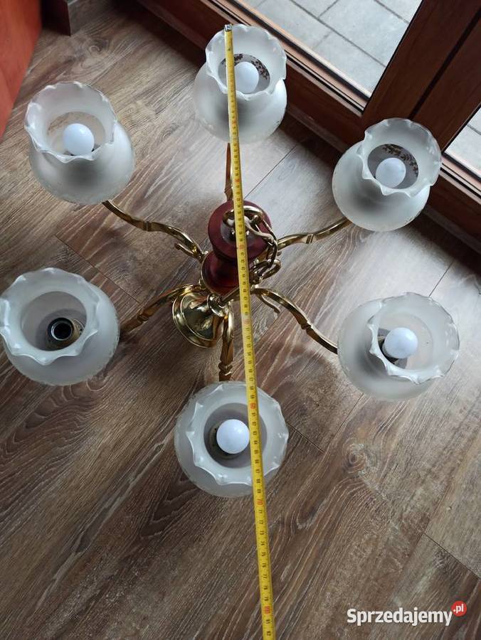 Sprzedam żyrandol 2 kinkiety Malanów