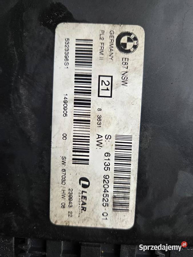 Moduł świateł lcm BMW e87 Łagów