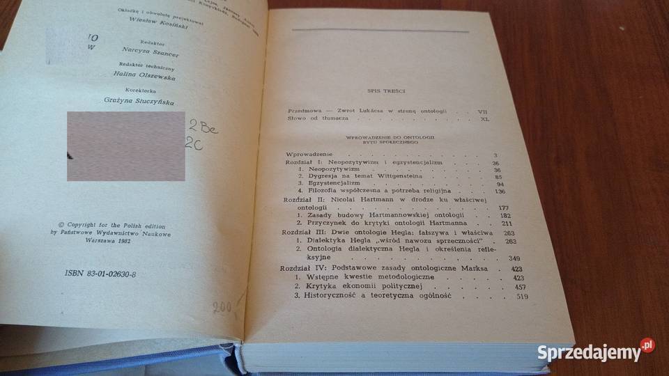 Wprowadzenie do ontologii bytu społecznego 1 pomorskie Gdańsk sprzedam