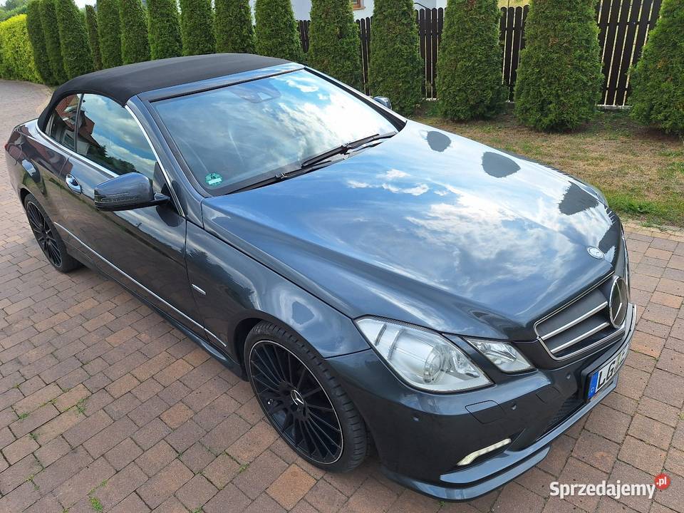Mercedes E350 Cabrio AMG Bezwypadkowy Super stan