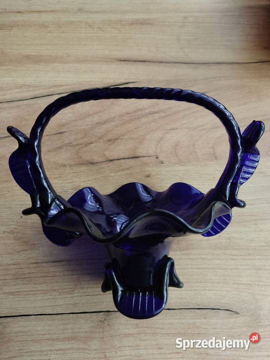 Koszyczek granatowy prl Choszczno