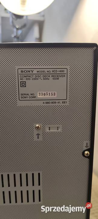 Sony Mhc 690 mazowieckie Nowy Dwór Mazowiecki