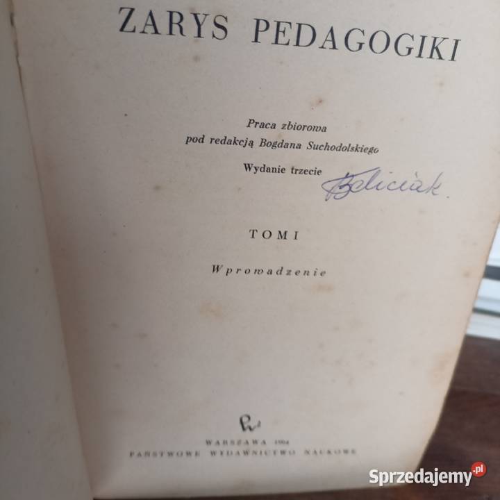 Zarys pedagogiki książki wysyłka Trójmiasto pomorskie