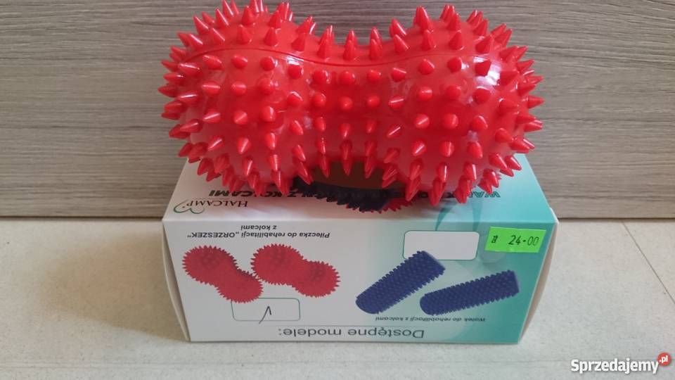 Wałek ORZESZEK do masażu z kolcami piłeczka Kielce