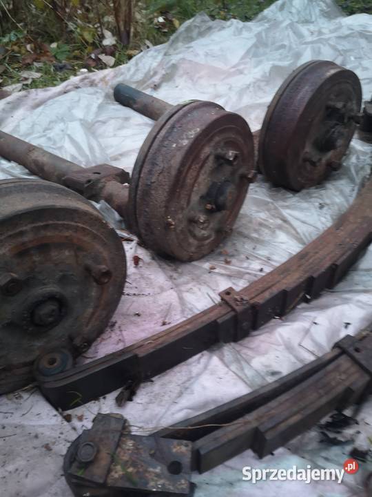 Osie i resory do przyczepki Zelów sprzedam