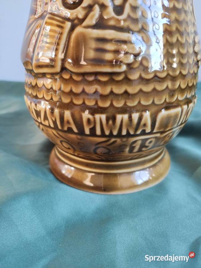 Kufel do piwa ceramiczny Bolesławiec Głuchołazy