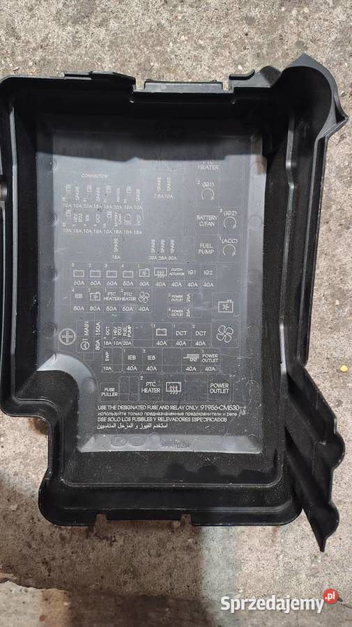 pokrywa osłona bezpieczników 91956530 Kia osobowe Turek