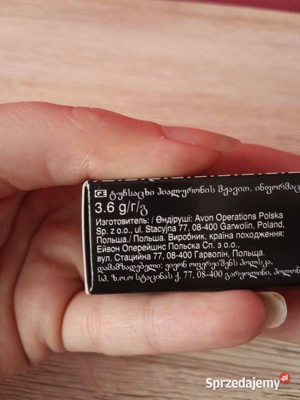 Lśniąca szminka z kwasem hialuronowym 36g Siewierz