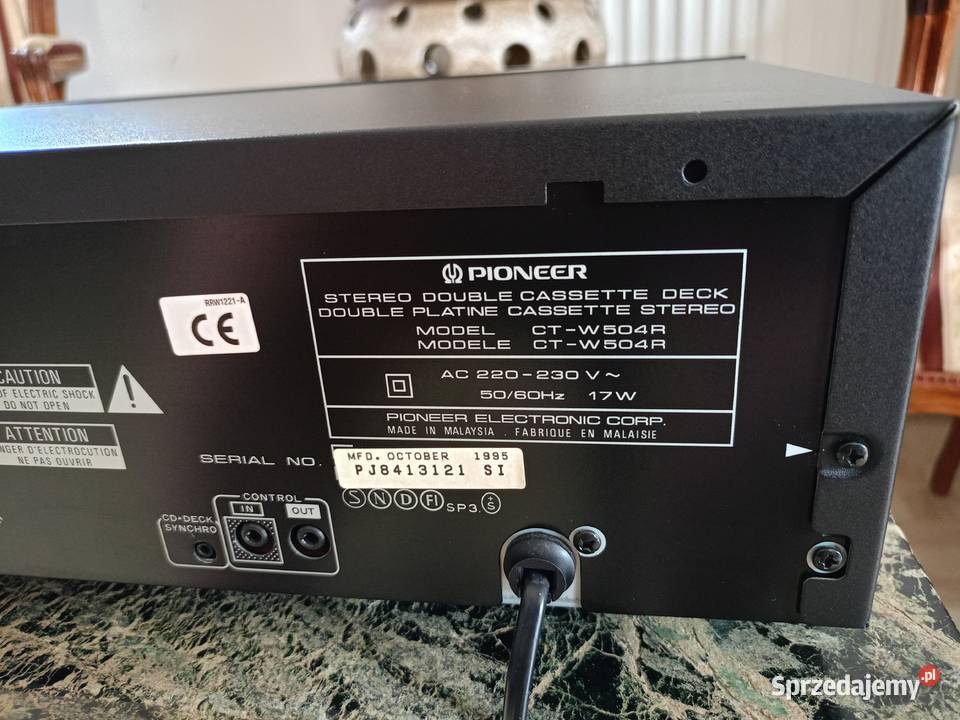 Deck Pioneer CTW504R Magnetofony wielkopolskie Drawski Młyn